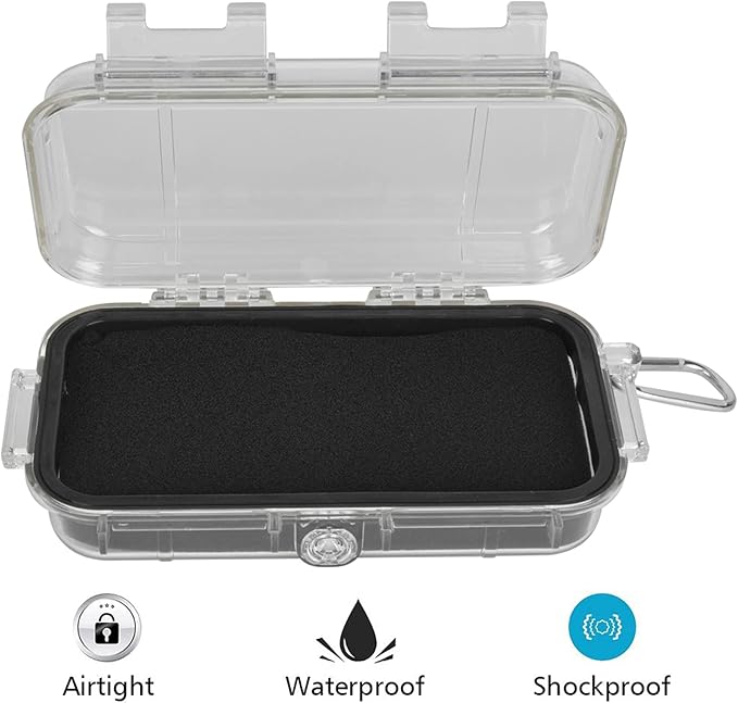 WaterproofStorage Case WaterproofBox Shockproof Drybox Outdoor Sports Survival Equipment Sealed Box for Boat Kayak and Camping Outdoor Gear Storage
