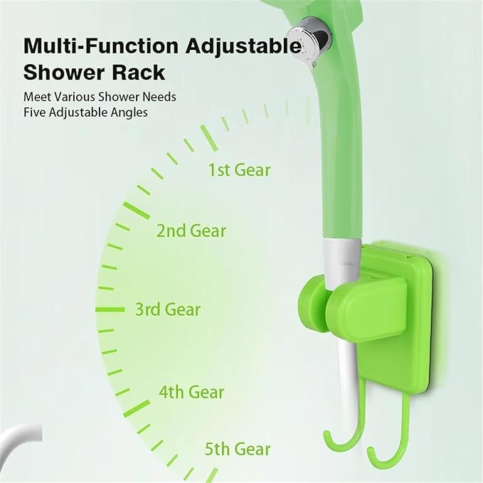 Portable Camping Shower Pump for Traveling: Water Pump with 6000mA Rechargeable Battery &amp Bucket for Family Camping Trip
