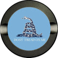 Brotherhood Metal Zyn Container | Metal Holder | Zyn Can | Don't Tread on Me Flag | Gadsden Flag | Sky Blue Navy White