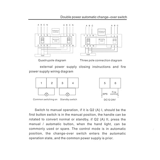 Dual Power Automatic Transfer Switch 110V 3P 63A Generator Changeover Switch for Home Backup Power Supply ATS 50HZ 60HZ
