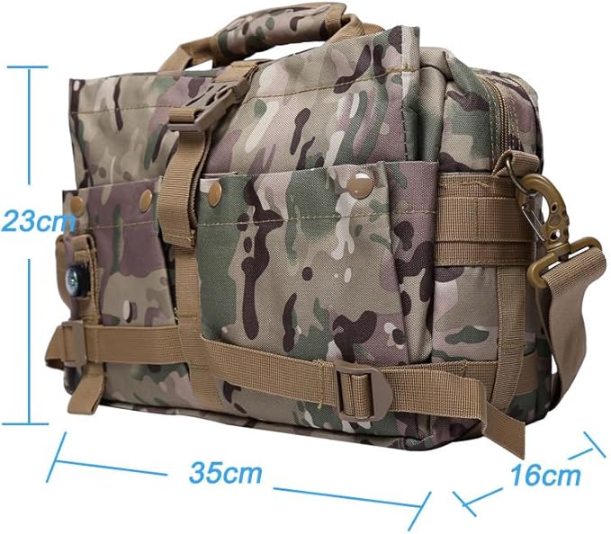 Outdoor Sports Hiking Pack Range Bag Molle Camouflage Tactical Gear Laptop Bag - Russia Camo
