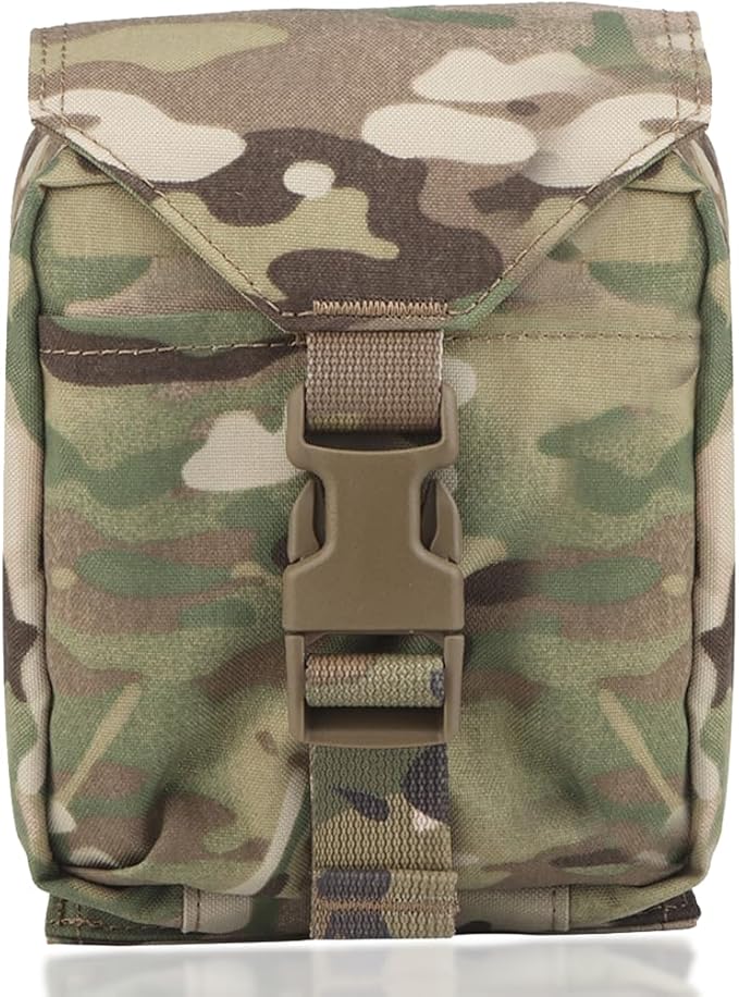 Tactical MOLLE First Aid Kits IFAK Pouch/Carrier Sundry Storage Pack Quick Release Medical Emergency EMT BagFor Outdoor Sport Military Game (Multicam)