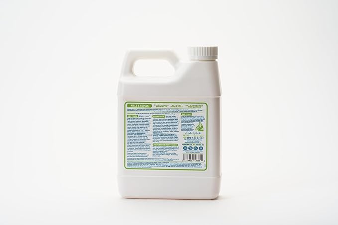 Wondercide - Flea and Tick Spray Concentrate for Yard and Garden with Natural Essential Oils – Kill Control Prevent Fleas Ticks Mosquitoes and Insects - Safe Around Pets Plants Kids - 32 oz