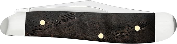 Case Cutlery CA14005: Peanut Black Curly Oak