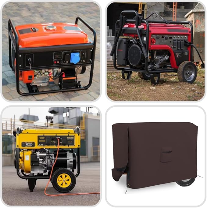 Covers &amp all Outdoor Generator Cover 12 Oz Waterproof UV &amp Weather Resistant Universal Portable Equipment Machinery Storage Protector with Air Vents &amp Drawstrings (32L x 24W x 24H Co