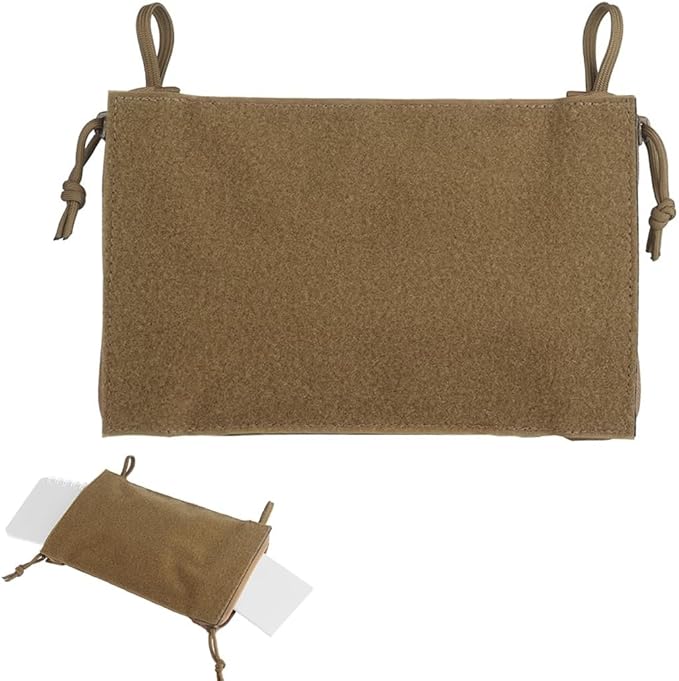 Tactical Admin Pouch with Hook and Loop Quick Release Side Tool Storage Insert Organizer Bag - Universal for Tactical Gear Backpack