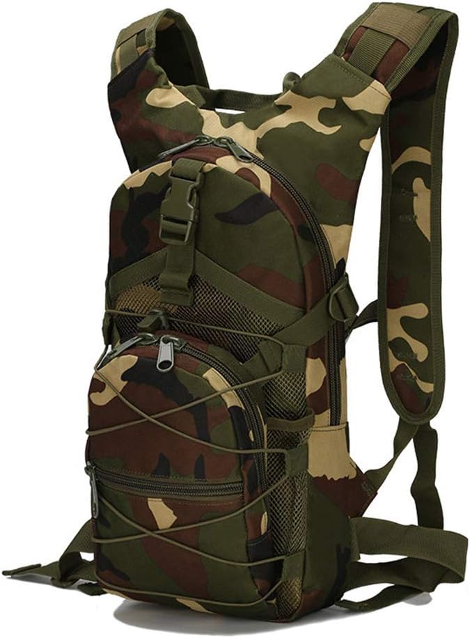 Outdoor Sports Pack Hiking Bag Tactical Rucksack Camo Knapsack Combat Camouflage Tactical 20L Backpack - WL