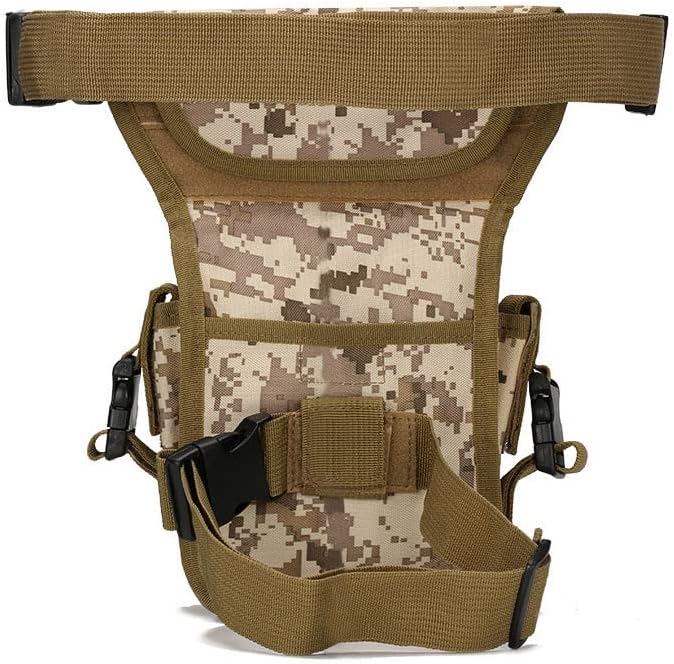 Tactical Camouflage Leg Versipack Bag Outdoor Sports Hiking Pouch