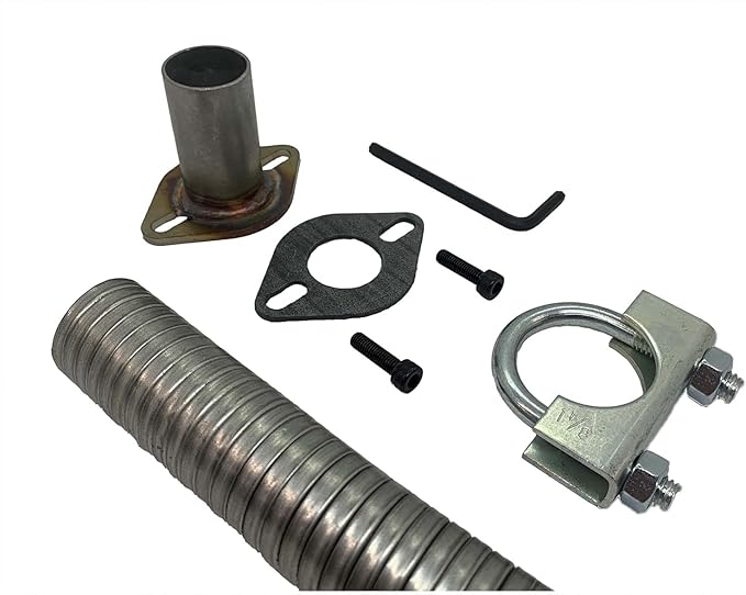 for Predator 2500 Generator 1 Steel tubing Exhaust Extension 10 Inch Length