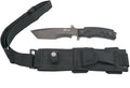 THIRD Tactical Fidex Blade Knife 14307 with 420 Steel Blade 15.8 cm in Black G10 Black Handle Nylon Sheath
