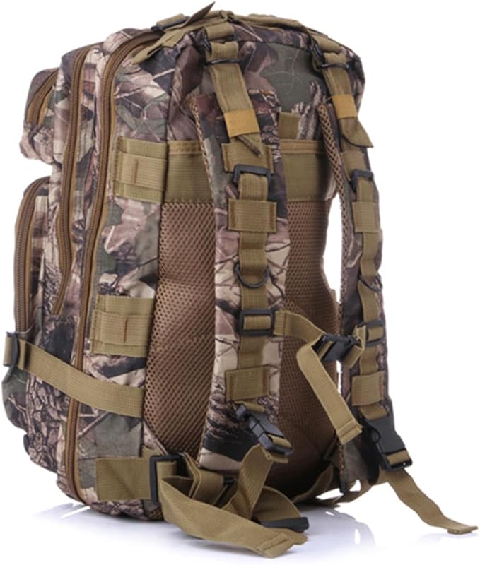 Small Military Backpack Camouflage Hiking Bag Multi-Compartment for Outdoor Adventures Men Combat Travel Bag