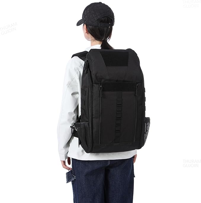 40L Waterproof Tactical Medical Backpack First Aid Bag for Hiking Trekking Hunting Fishing Camping Outdoor Sports (Black)
