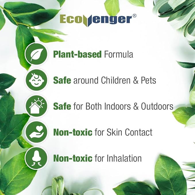 Ecovenger ER-22 by EcoRaider Professional Grade Insect Killer Concentrate 1 GL for Bed Bugs 100% Efficacy Extended Residual Green and Non-Toxic