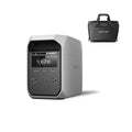EF ECOFLOW Portable Power Station Delta 3 Classic with Waterproof Bag 1024Wh LiFePO4 Battery 1800W AC/100W USB-C Output 1 Hr Fast Charge Solar Generator for Home Backup Outdoor &amp RVs