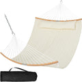 SUNCREAT Hammocks for Outside Hanging Tree Hammock for Outdoor Large Replacement Hammock for Stand Beige