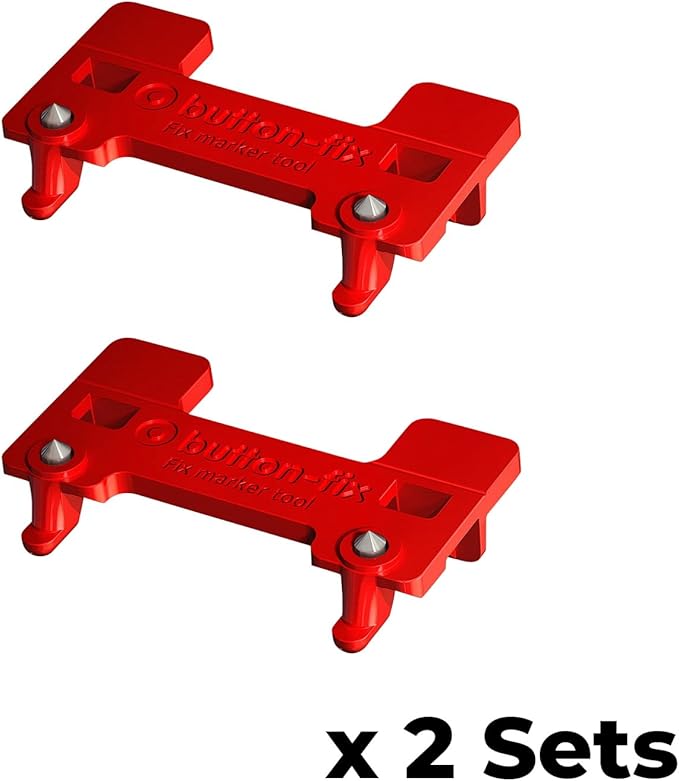 Button Fix Type 2 Bracket Marker Connecting 90 Degree Panels with New Upgraded Button (2X Marker Guides)