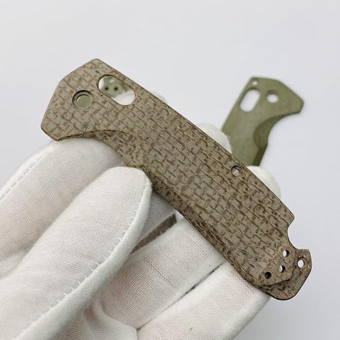 1 Pair Micarta Scales Handle Patch DIY Replacement Fits for North Fork 15031