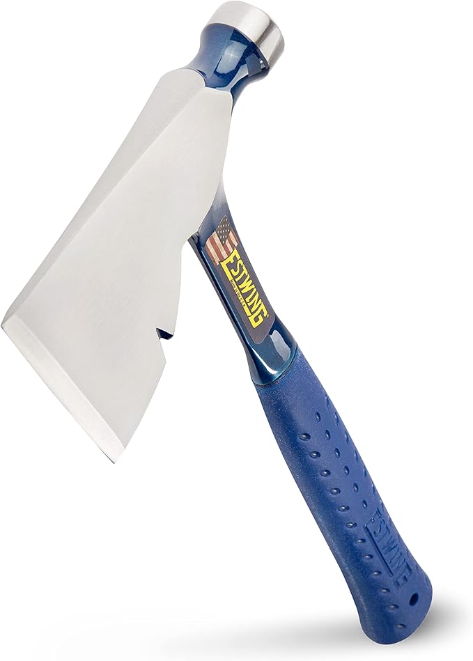 ESTWING Carpenter's Hatchet - 13 USA Made Carpenters Axe with Smooth Face &amp Shock Reduction Grip - E3-2H