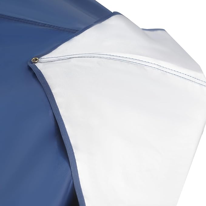 Semi-Automatic Car Tent 13.78x7.2ft Portable Car Sun Shelter with Hydraulic System for Sedan Foldable Car Awning with Carrying Bag for Vehicles Roof Protection (Navy Blue 4.5m)