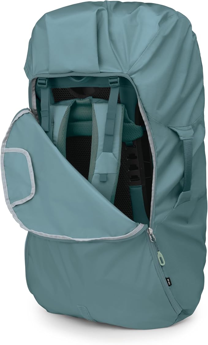 Osprey Farpoint Trek 55L Men's Travel Backpack - Hybrid Backpacking &amp Travel Bag with Internal Organization Cascade Blue/Torrent Blue