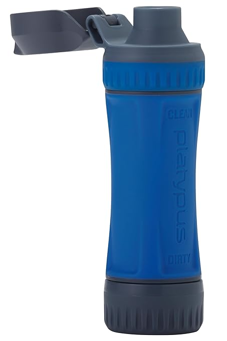Platypus Quickdraw Ultralight Backpacking Water Filter Blue