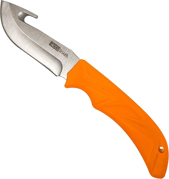 AccuSharp Bone Saw &amp Gut Hook Knife Bundle Ergonomic and Durable Cutting Tools with Sheaths Essential Hunting and Outdoor Toolkit