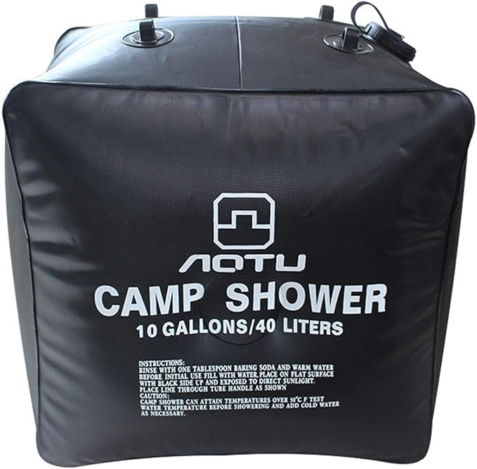 Portable 40L External Portable Heating Solar Shower Bag Water Bathroom Storage Bag for Hiking