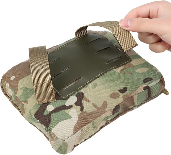 ACEXIER Tactical Expanding Backpack Foldable Pack E.DC Lightweight Molle 500D Nylon Hunting Bag Outdoor Hiking Travel Airsoft Accessories (OD)