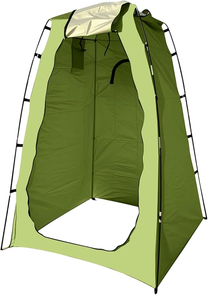 Camping Shower Shower Tent Portable Changing Room Multifunctional 4-in-1 Design Quick Pop-Up Setup with No Tools Required 120x120x190cm/47.24x47.24x74.8 Inches for Camping