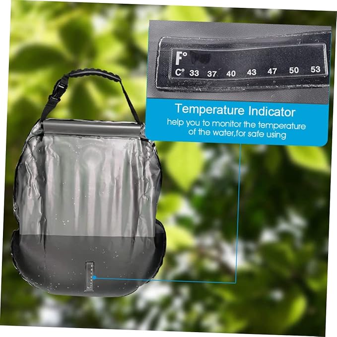 Portable Solar Water Bag 20l Hiking Shower Bag for Camping Beach Outdoor Travel