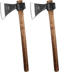16.5 Throwing Axe 2 Pack Throwing Axes and Tomahawks with High Carbon Steel &amp Beech Wood Handle Well Balanced Great for Axe Throwiing Game Recreationb and Competition