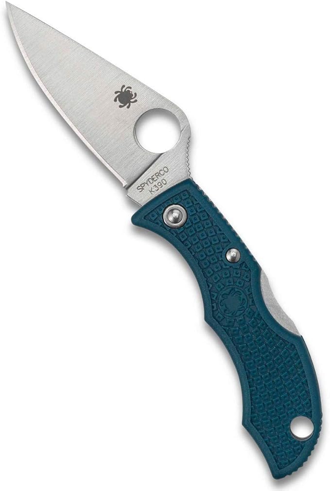 Spyderco Ladybug 3 Folding Pocket Knife with 1.9 K390 Steel Blade and FRN Handle - EDC Knife for Men and Women Perfect for Hunting Tactical Camping Survival Hiking - PlainEdge - LFP3K390