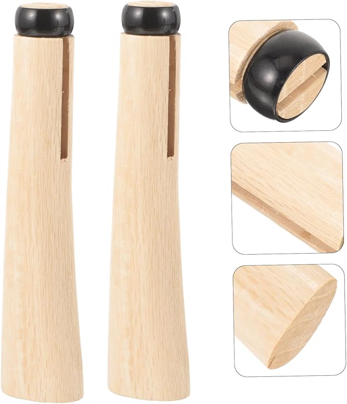 LIOOBO 2set Replacement Axe Handles Wooden Camping Axe Handles for Comfortable to Hold