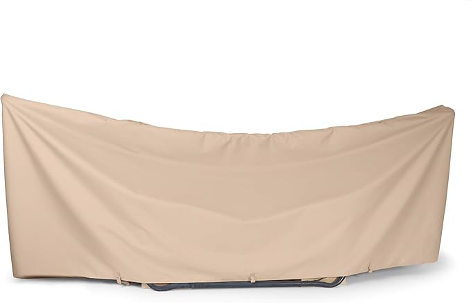 Covermates Ultima Hammock Cover – Heavy-Duty 600D Ripstop Polyester with Waterproof Seams Adjustable Buckle Straps All-Weather Protection for Hammocks &amp Stands 188W x 58D x 20H Ripstop Tan