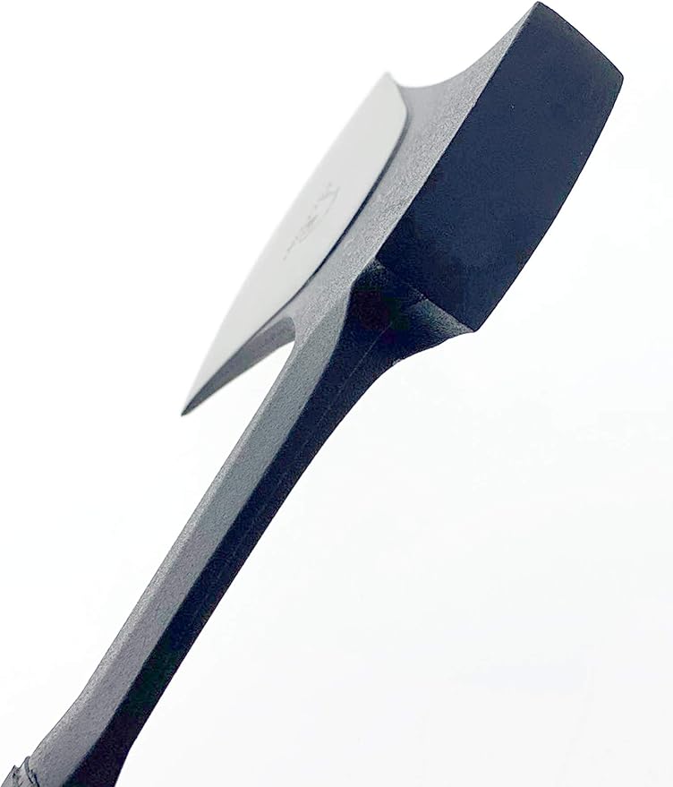 Otakumod 11 Tactical Ranger Axe. Hatchet. Stainless Steel Blade with Hard Cover. for Outdoor Camping - Hiking to Cut Branches Make Fire. EDC Tasks (Black)