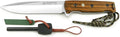 PUMA IP Spanish Made Chispero Bocote Wood Survival Knife Leather Sheath with Fire Starter