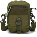 Outdoor Sports Hiking Sling Pack Camouflage Tactical Molle Shoulder Bag - Green