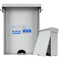 50 Amp 3 Pole Generator Manual Transfer Switch 208-240V 12000W Transfer Switch for Home Generator and Solar Power Systems Meeting NEMA 3R Standards for Outdoor and Indoor with Ground (50A-3P)