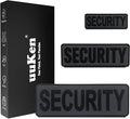 3Pcs PVC Security Patch with Hook Fastener Back for Hats Caps Vests Jackets Bags Backpacks (3 Pack 1Pcs 4 x 1.4 1Pcs 6 x 2 and 1Pcs 8.5 x 3)