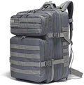45L Military Tactical Backpacks Molle Army Assault Pack 3 Day Bug Out Bag Hiking Treeking Rucksack (Grey)