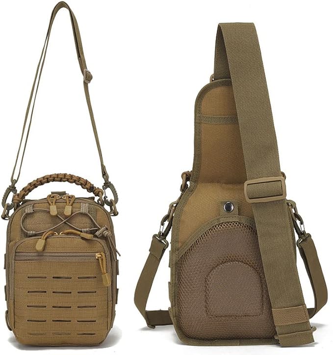 Outdoor Sports Hiking Sling Bag Shoulder Pack Camouflage Tactical Molle Chest Bag