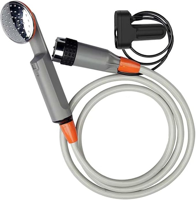 Portable Camping ShowerOutdoor Shower KitBattery PoweredPortable and Easy to CarryFlexible and Easy to MoveThe First Choice for Camping Traveling and Outdoor Activities