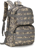 Outdoor Sports Pack Hiking Bag Tactical Rucksack Camo Knapsack Combat Camouflage Tactical 45L Molle Backpack