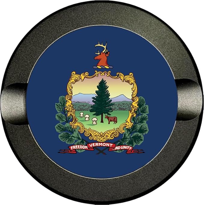 Brotherhood Metal Zyn Container - Metal Zyn Holder - Zyn Metal Can - Metal Container for Zyn Holder - Metal Zyn Can Golf Gifts for Him - Zyn Containers for Golf - Vermont State Flag