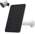 4W Solar Panel Compatible with SimpliSafe Outdoor Camera Includes Secure Wall Mount IP65 Weatherproof13.1ft Power Cable (1)