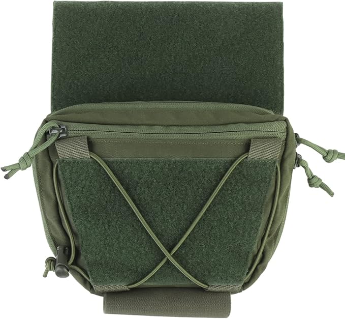 Tactical Quick Release Dump Drop Pouch with Hook &amp Loop Fanny Pack Waist Bag Utility Tool Organizer Admin Pouch