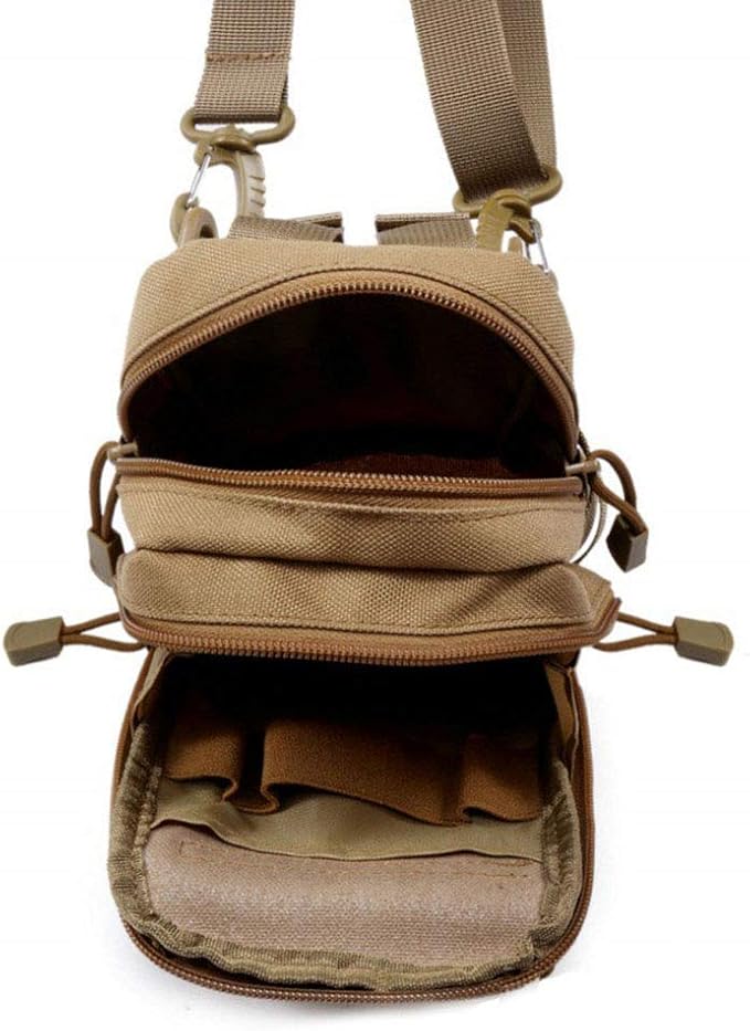 Outdoor Sports Airsoft Gear Molle Assault Combat Hiking Bag Accessory Camouflage Pack Tactical Kit Pouch