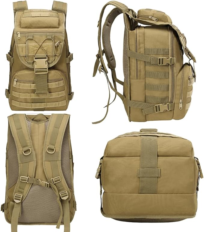 35L Molle Tactical Backpacks Assault Pack Bug Out Bag Hiking Treeking Daily Rucksack