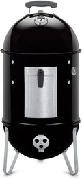 Weber Smokey Mountain Cooker 14-Inch Charcoal Smoker – Outdoor BBQ Smoker with Dual Cooking Grates Porcelain‑Enameled Kettle &amp Temperature Control Dampers