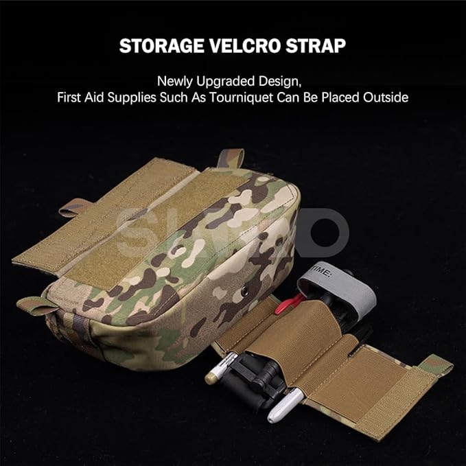 Dual Use Tactical Storage PouchEDC Tool Admin Sundry Waist BagAirsoft Hunting Military Utility Multifunctional Vest Extension Attachment Bag